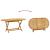 Set mobilier de grădină, 7 piese, lemn masiv acacia/textilenă GartenMobel Dekor