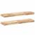 Rafturi suspendate 2 buc. 80x20x4 cm lemn masiv acacia netratat GartenMobel Dekor