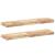 Rafturi plutitoare 2 buc. 100x20x4cm lemn masiv acacia netratat GartenMobel Dekor