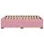 Cadru de pat, roz, 140x190 cm, catifea GartenMobel Dekor