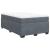 Pat box spring cu saltea, gri închis, 120x190 cm, catifea GartenMobel Dekor