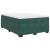Pat box spring cu saltea, verde închis, 140x190 cm, catifea GartenMobel Dekor