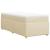 Pat box spring cu saltea, crem, 90x190 cm, textil GartenMobel Dekor