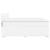 Pat box spring cu saltea, alb, 200x200 cm, piele ecologică GartenMobel Dekor