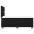 Pat box spring cu saltea, negru, 80x200 cm, catifea GartenMobel Dekor