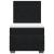 Pat box spring cu saltea, negru, 90x190 cm, catifea GartenMobel Dekor