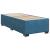 Pat box spring cu saltea, albastru, 90x190 cm, catifea GartenMobel Dekor