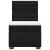 Pat box spring cu saltea, negru, 90x190 cm, catifea GartenMobel Dekor