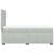 Pat box spring cu saltea, gri deschis, 100x200 cm, catifea GartenMobel Dekor