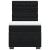 Pat box spring cu saltea, negru, 100x200 cm, catifea GartenMobel Dekor