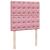 Pat box spring cu saltea, roz, 100x200 cm, catifea GartenMobel Dekor