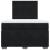 Pat box spring cu saltea, negru, 120x190 cm, catifea GartenMobel Dekor
