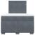 Pat box spring cu saltea, gri închis, 120x200 cm, catifea GartenMobel Dekor