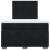 Pat box spring cu saltea, negru, 120x200 cm, catifea GartenMobel Dekor