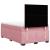 Pat box spring cu saltea, roz, 120x200 cm, catifea GartenMobel Dekor