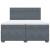 Pat box spring cu saltea, gri închis, 200x200 cm, catifea GartenMobel Dekor