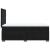 Pat box spring cu saltea, negru, 80x200 cm, catifea GartenMobel Dekor