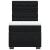 Pat box spring cu saltea, negru, 90x190 cm, catifea GartenMobel Dekor