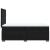 Pat box spring cu saltea, negru, 100x200 cm, catifea GartenMobel Dekor