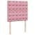 Pat box spring cu saltea, roz, 100x200 cm, catifea GartenMobel Dekor