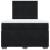 Pat box spring cu saltea, negru, 120x190 cm, catifea GartenMobel Dekor