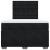 Pat box spring cu saltea, negru, 120x200 cm, catifea GartenMobel Dekor