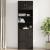 Dulap de perete, negru, 70x42,5x40 cm, lemn compozit GartenMobel Dekor