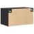 Dulap de perete, negru, 70x42,5x40 cm, lemn compozit GartenMobel Dekor