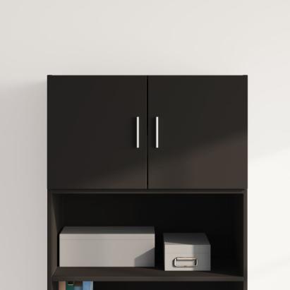 Dulap de perete, negru, 70x42,5x40 cm, lemn compozit GartenMobel Dekor