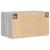 Dulap de perete, gri sonoma, 70x42,5x40 cm, lemn compozit GartenMobel Dekor
