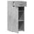 Dulap, gri beton, 40x42,5x93 cm, lemn prelucrat GartenMobel Dekor