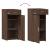 Dulap, stejar maro, 40x42,5x93 cm, lemn prelucrat GartenMobel Dekor