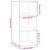Dulap, sonoma gri, 40x41x93 cm, lemn prelucrat GartenMobel Dekor