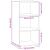 Dulap, gri beton, 45x41x93 cm, lemn prelucrat GartenMobel Dekor