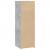 Dulap înalt, gri beton, 40x41x124 cm, lemn prelucrat GartenMobel Dekor