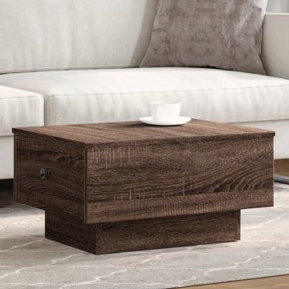Măsuță de cafea, stejar maro, 60x45x31 cm, lemn prelucrat GartenMobel Dekor