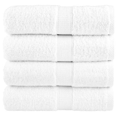 Prosoape premium, 4 buc., alb, 30x30 cm, 600 gsm, 100% bumbac GartenMobel Dekor