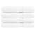Prosoape premium 4 buc alb 100x200cm 600gsm 100% bumbac GartenMobel Dekor