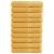 Prosoape saună premium 10 buc auriu 80x200cm 600gsm 100% bumbac GartenMobel Dekor