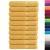 Prosoape saună premium 10 buc auriu 80x200cm 600gsm 100% bumbac GartenMobel Dekor