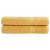 Prosoape premium 2 buc auriu 100x200cm 600gsm 100% bumbac GartenMobel Dekor