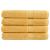 Prosoape premium 4 buc auriu 100x200cm 600gsm 100% bumbac GartenMobel Dekor