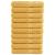 Prosoape premium 10buc auriu 100x200cm 600gsm 100% bumbac GartenMobel Dekor