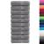 Prosoape baie premium 10 buc gri 100x150cm 600gsm 100% bumbac GartenMobel Dekor
