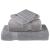 Prosoape premium 2 buc gri 100x200cm 600gsm 100% bumbac GartenMobel Dekor