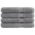 Prosoape premium 4 buc gri 100x200cm 600gsm 100% bumbac GartenMobel Dekor