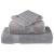 Prosoape premium 10buc gri 100x200cm 600gsm 100% bumbac GartenMobel Dekor