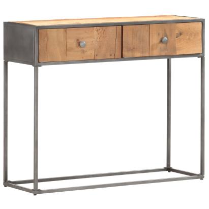 Masă consolă, 90 x 30 x 75 cm, lemn masiv reciclat GartenMobel Dekor