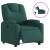 Fotoliu rabatabil electric, verde închis, material textil GartenMobel Dekor