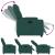 Fotoliu rabatabil electric, verde închis, material textil GartenMobel Dekor